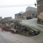 El carrer del Forn, al municipi de Torrefeta i Florejacs.