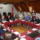 La reunión de Perelló con los alcaldes de Aran y el Síndic. 