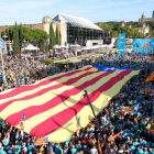Imatge d’arxiu de la manifestació a Barcelona l’11 de setembre, Diada de Catalunya.
