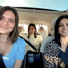 Helena, Gemma i Cristina, les tres germanes Capdevila d’Almacelles, protagonistes d’aquesta iniciativa.