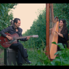 Ivan Gràcia y Berta Puigdemasa, en el vídeo del concierto.