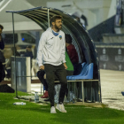 Molo, en un moment del partit de Copa que el Lleida va jugar dimecres a Marbella.