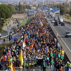 Unes 10.000 persones van sortir de Vic per arribar a Barcelona.