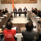 La reunión de ayer de la Generalitat con los ayuntamientos y entidades sociales. 