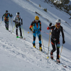 Los esquiadores cubrieron un recorrido de 21 kilómetros y 2.100 metros de desnivel acumulado.