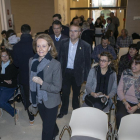 Mariàngela Vilallonga va inaugurar el Fòrum Auriga a l’Auditori de Cervera.