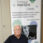 Francesc Oró, nebot i president de la Fundació Joan Oró.