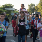 Una nueva caravana de migrantes centroamericanos llega a México