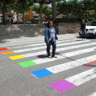Tàrrega pinta dos passos de vianants amb la bandera LGBTI