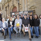Representants dels onze museus van col·locar ahir a Cervera les seues propostes en un plafó.