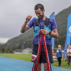 Kilian Jornet, una vegada finalitzada la prova que es va adjudicar ahir.