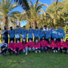 Los nadadores del CN Lleida después de su participación en la Copa de España de Segunda.