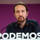 El secretari general de Podemos, Pablo Iglesias