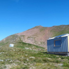 La cabana instal·lada a Ventolau, a la muntanya de Tavascan.