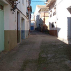 El estado actual de la calle Santa Ana de Saidí.