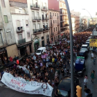 Más de 5.000 personas marcharon ayer por las calles de Manresa en apoyo a la víctima.