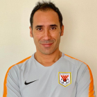Pep Muñoz, con la camiseta de entrenamiento de su nuevo club.