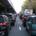 Imatge d’arxiu d’una retenció a Barcelona.