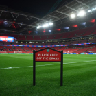 El estadio de Wembley fue elegido para que se disputara la final de la Eurocopa este verano.