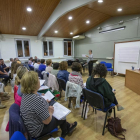 Una de las nuevas aulas de la Escola de Música de Guissona. 