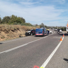 El miércoles fallecieron dos vecinos de Balaguer en la C-26 en La Sentiu. 