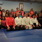 Imagen de los participantes en la práctica de Aikido
