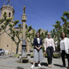 Anna Ritz (JxCAT), Pilar Cases (ERC) i Sílvia Romero (PSC-CP) es disputen l’alcaldia de Tremp a les pròximes eleccions municipals.
