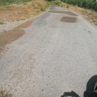 Imagen de un camino de Saidí que se ha reparado. 