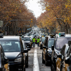 La “guerra” del taxi, que sigue latente, provocó graves problemas de movilidad en Barcelona en enero.