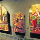 Algunas de las obras de arte del Museu de Lleida que reclama Aragón. 