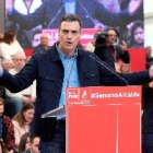 Sánchez situa al PSOE en la moderació davant una dreta "decadent"