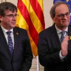 Puigdemont y Torra llaman al Parlamento Europeo "marioneta" de la derecha española y Borrell