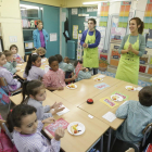 Imagen de una de las campañas de promoción del consumo de fruta entre escolares de Lleida.