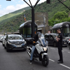 La aduana de Andorra registró colas de salida del Principat.