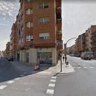 Carrer Corts Catalanes a l'alçada del carrer Alcalde Porqueres