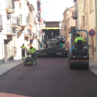S'inicia l'asfaltat de 2km de carrers a Almacelles