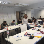 Fotografia d'una aula de Formació Miró de Lleida