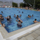 Bañistas el verano pasado en las piscinas municipales de Pardinyes.