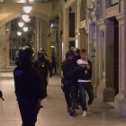 Imatge d'un dels divuit detinguts pels disturbis a l'Eix Comercial de Lleida el 18 d'octubre del 2019.