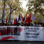 La manifestación arrancó en plaza Urquinaona y acabó en Arc de Triomf. 