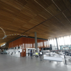 Imagen de ayer del aeropuerto de Alguaire vacío.