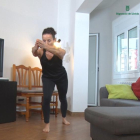 Captura d’imatge del vídeo impulsat per l’Inefc per fer exercici físic a casa.