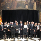 El president Quim Torra va presidir ahir l’entrega de les medalles a Barcelona.