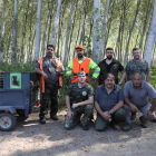 Imatge d’alguns participants en la batuda.