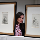 La reina Letizia inauguró ayer la muestra en el Prado.