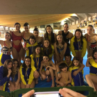 Medallas leridanas en el Campeonato de Aragón de natación artística