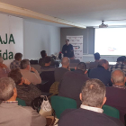 Imatge de la sessió informativa d’Agroseguro, ahir, a Lleida.