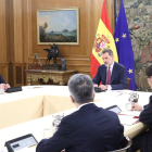 El rei es va reunir amb el president del Govern espanyol abans del discurs del monarca.