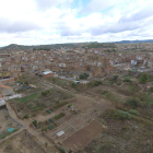 Vista de la zona de L’Albi afectada por la riada a través de un dron.