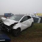 Imatge de dos dels vehicles que es van veure implicats en l’accident.